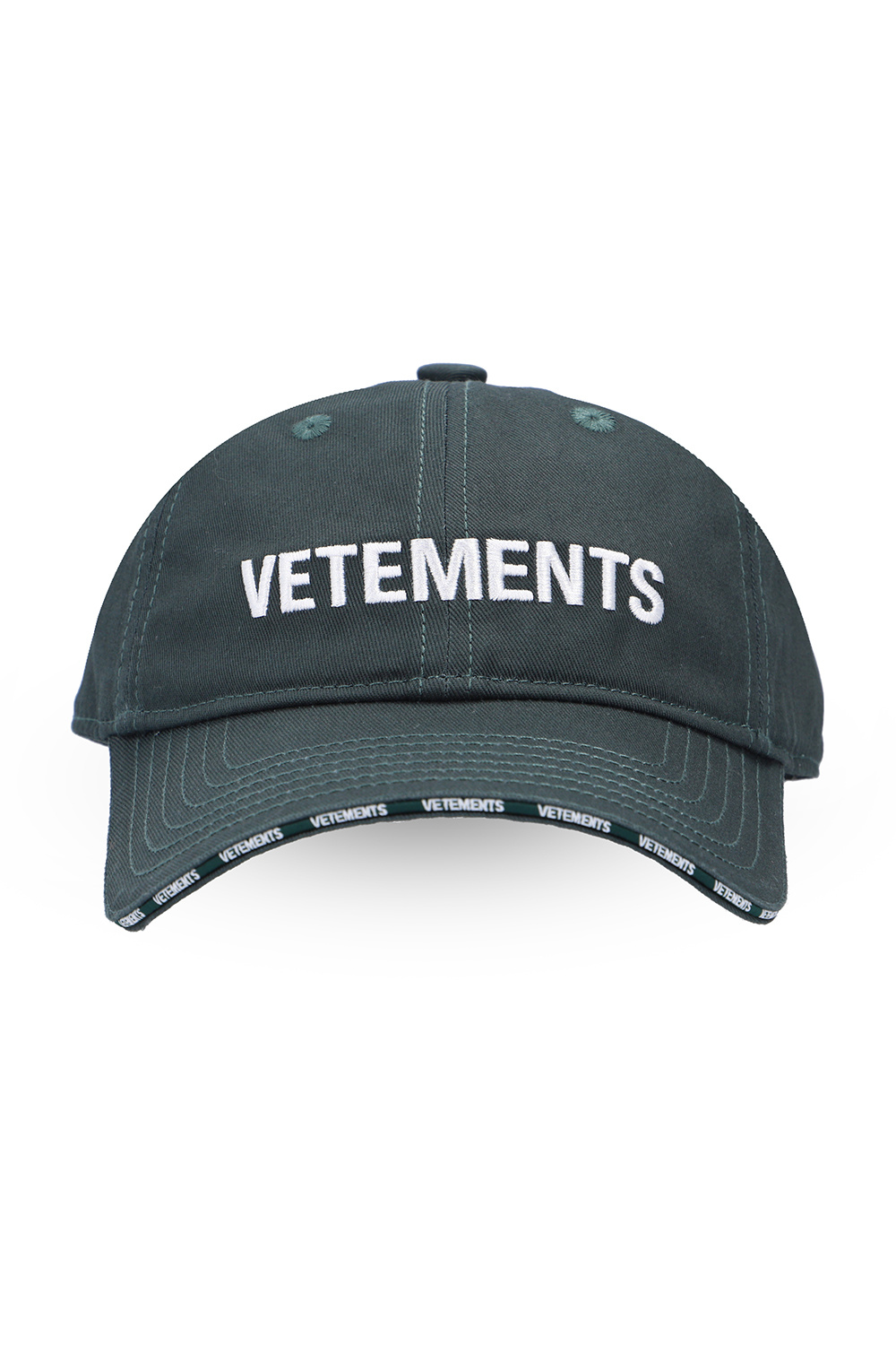 VETEMENTS Baseball cap | logo-embellished baker hat | Men's 